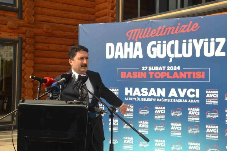 Başkan Avcı, "Bağımsızız ama yalnız değiliz"
