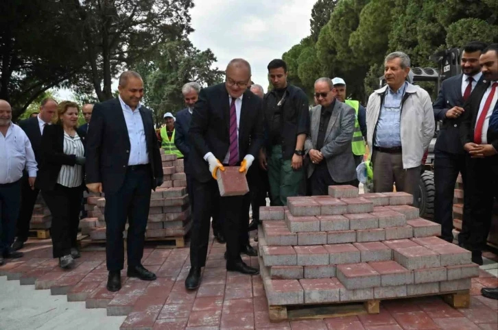 Başkan Ergün Saruhanlı’da incelemelerde bulundu
