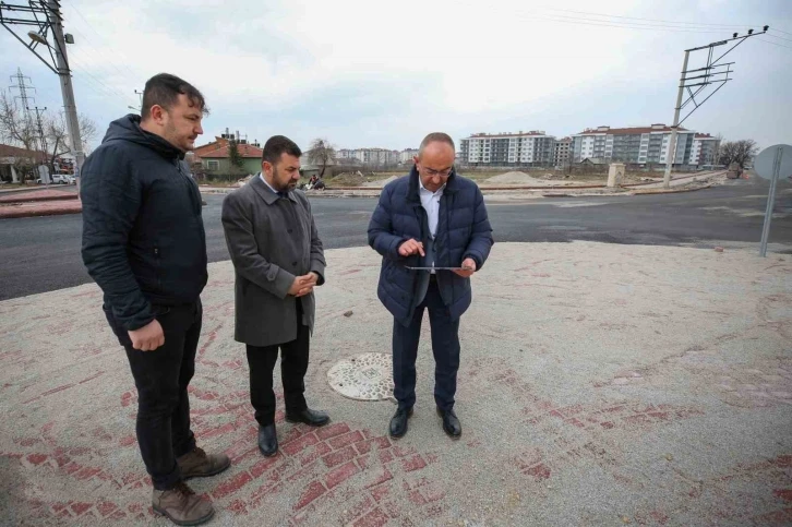 Başkan Kavuş, Meram’ın yeni caddelerinde incelemelerde bulundu
