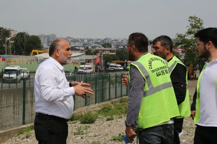 Başkan Sandıkçı: “Canik’e en güzel eserleri kazandırıyoruz”
