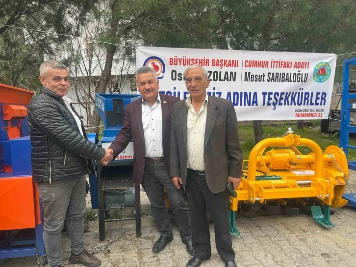 Başkan Zolan’dan Buldanlı çiftçilere tarımsal makine desteği
