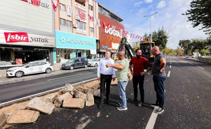 Bayraklı mahallelerinde hizmet turu
