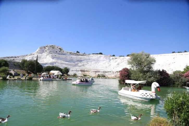 Bayram tatilinin gözdesi ‘Pamukkale’ oldu
