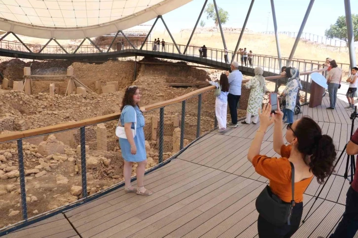 Bayramda Göbeklitepe’ye ziyaretçi akını
