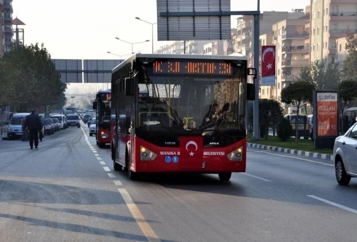 Bayramda kırmızı otobüsler ve elektrikli otobüsler ücretsiz
