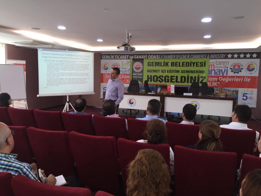 Bursa'da belediye personeline eğitim