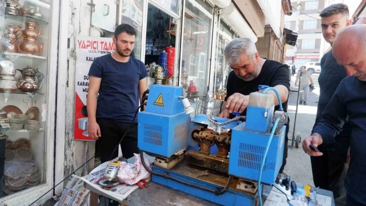 Bıçak bileyicilerde bayram yoğunluğu
