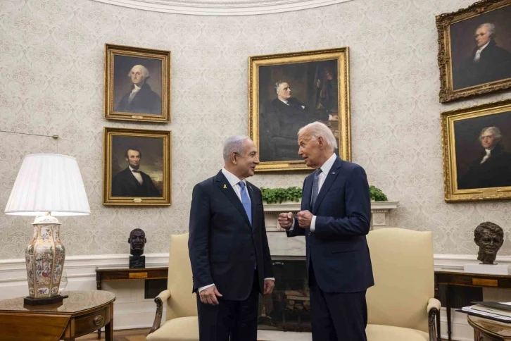 Biden ve Netanyahu Beyaz Saray’da bir araya geldi
