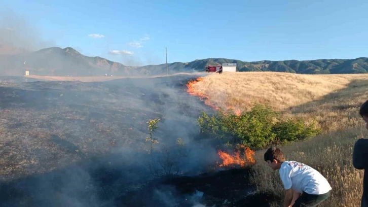 Bingöl’de kırsal alanda çıkan yangın söndürüldü
