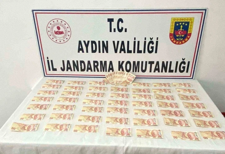 Binlerce lira sahte para ile yakalandı
