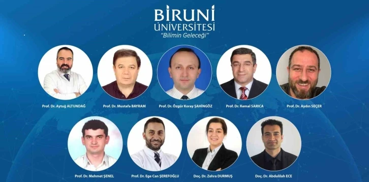 Biruni Üniversitesi’nden 9 akademisyen "Dünyanın En Etkili Bilim İnsanları" listesinde
