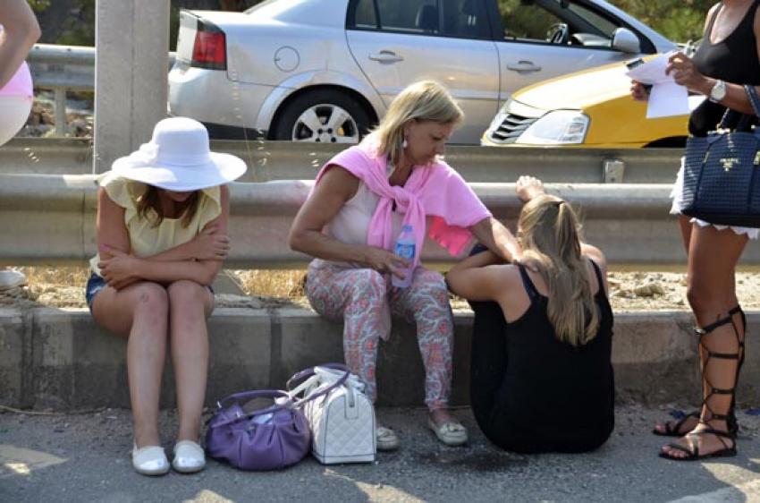 Bodrum'da turistlerin kabus anları