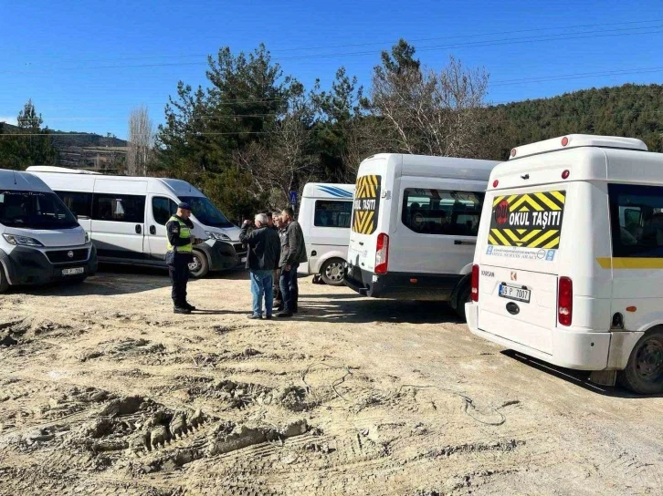 Bozdoğan’da okul servisleri denetlendi
