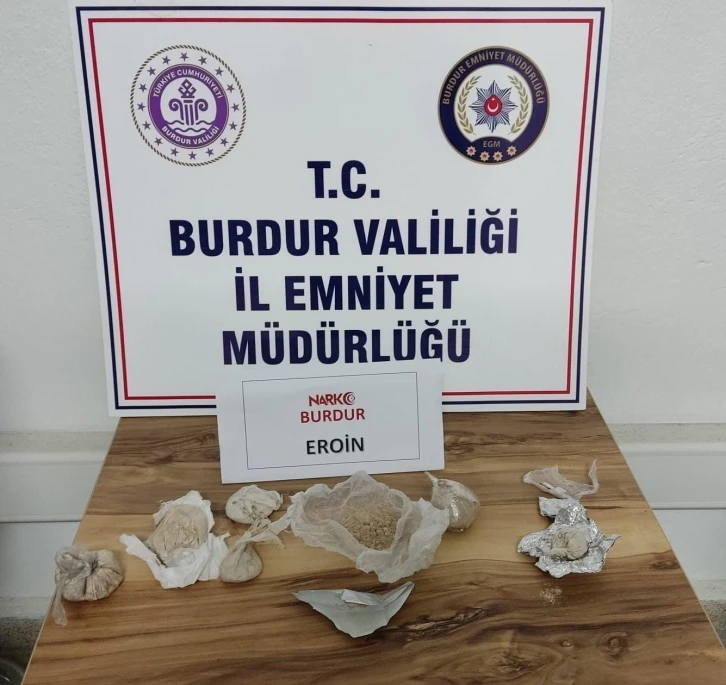 Burdur’da narkotik operasyonlarında 33 şahsa işlem yapıldı