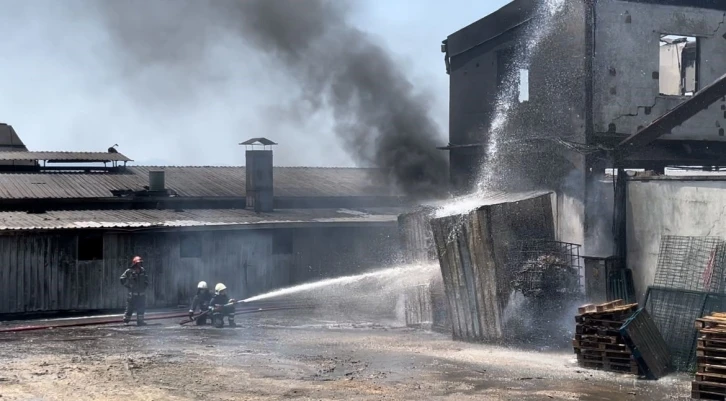 Bursa’da boya fabrikasında yangın çıktı: 2 yaralı
