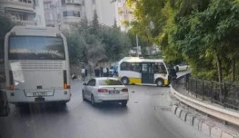 Bursa’da kaza yapan minibüs şoförü yaralandı