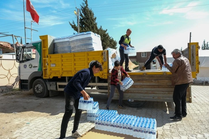 Bursa'dan Hatay'a su sevkiyatı 