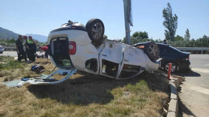 Bursa Gemlik'te trafik kazası: 1 ölü 4 yaralı 