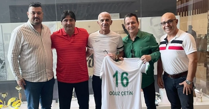 Bursaspor yönetimi, Oğuz Çetin’i ziyaret etti