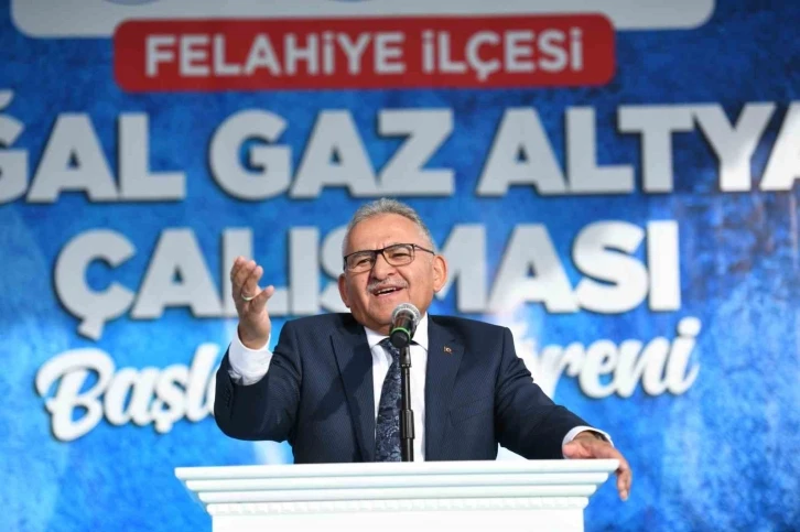 Büyükkılıç: "Felahiye ve Özvatan’da doğalgaz ateşini yakıyoruz"
