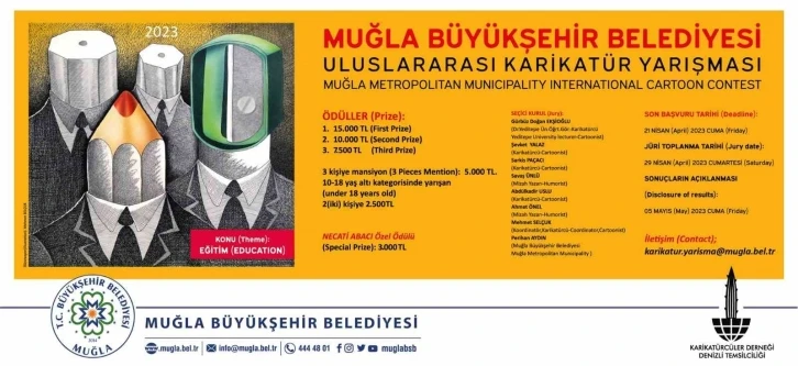 Büyükşehir 4.Uluslararası Karikatür Yarışma başvuruları başladı
