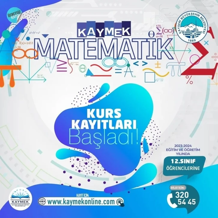 Büyükşehir’in ilgi gören Matematik Kampı kayıtları başladı
