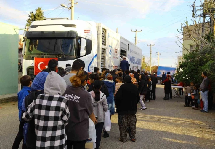 Büyükşehir Mobil Aşevi yemek ikramlarını sürdürüyor
