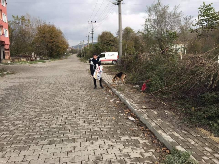 Kazancının yarısını sokak hayvanları için harcıyor