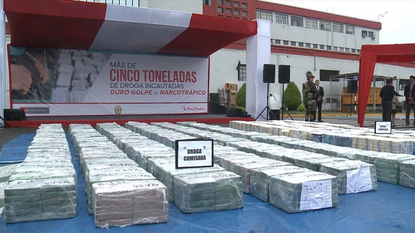 Peru’da 5 ton kokain ele geçirildi