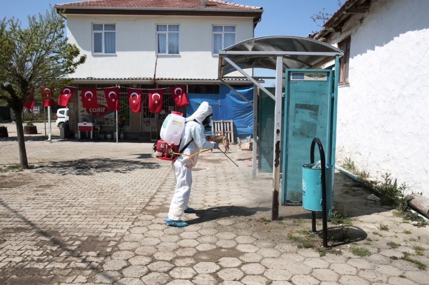 Bursa’da karantina altındaki o mahalle dezenfekte edildi