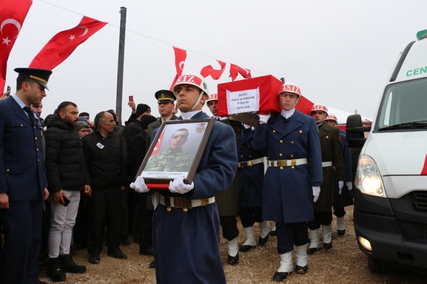 Konyalı şehit son yolculuğuna uğurlandı