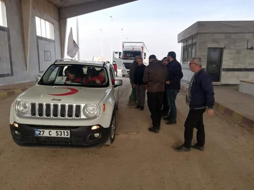 Türk Kızılayı Tel Abyad’a yardımlarını sürdürüyor