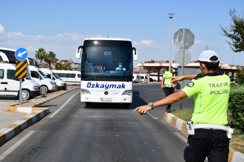 Otobüs sürücülerine takograf denetimi