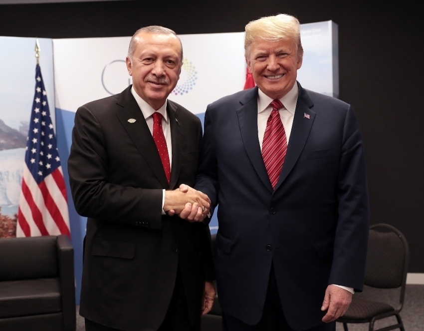 Cumhurbaşkanı Erdoğan, ABD Başkanı Trump ile görüştü