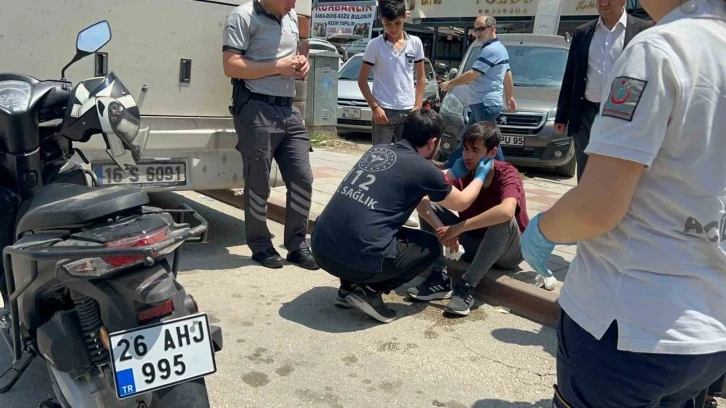 Bursa'da çalınan motosikletini teslim aldı, park halindeki otobüse çarptı