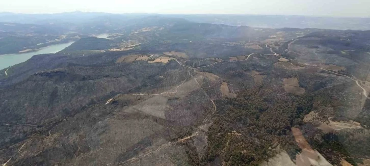 Çanakkale’de acı tablo havadan böyle görüntülendi
