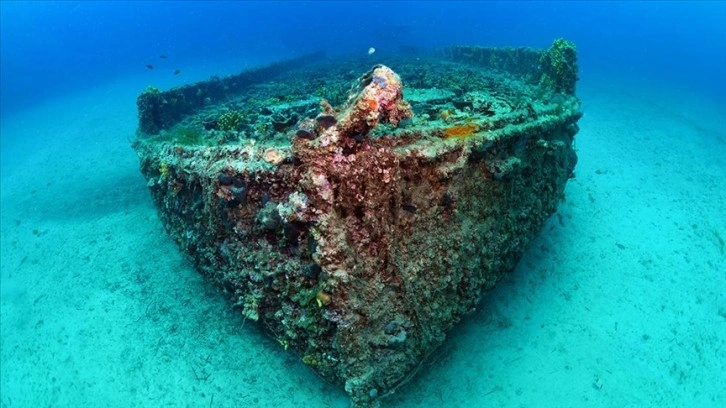 Çanakkale Savaşları'ndan kalma 108 yıllık batık gemiler görüntülendi