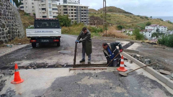 Canik’te sağanak teyakkuzu
