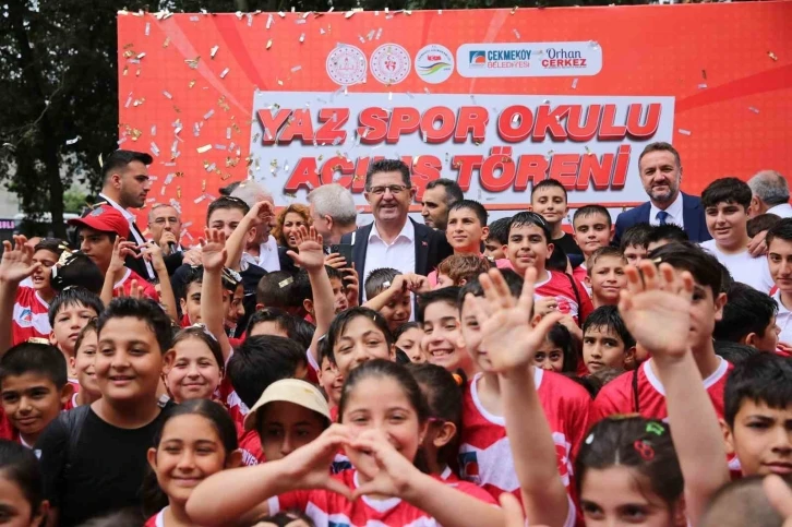 Çekmeköy’de yaz spor okullarına görkemli açılış

