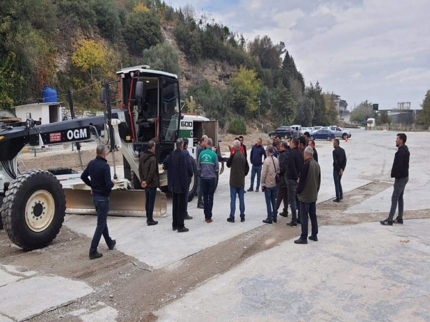 İş makinası operatörlerine eğitim verildi