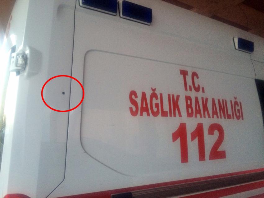 Cizre'de ambulansa silahlı saldırı!