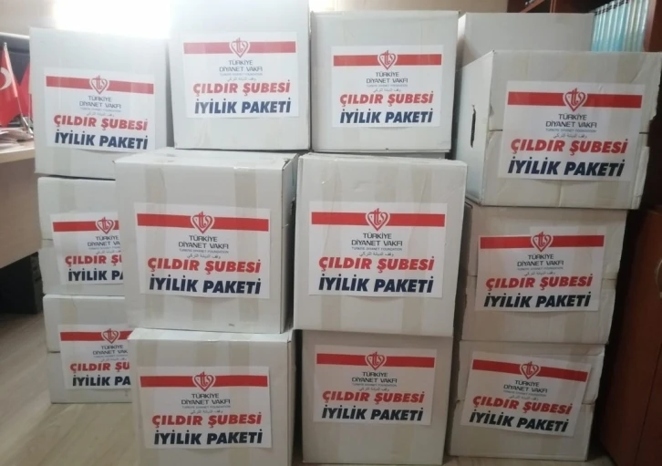 Çıldır Müftülüğü iyilik paketlerine devam ediyor
