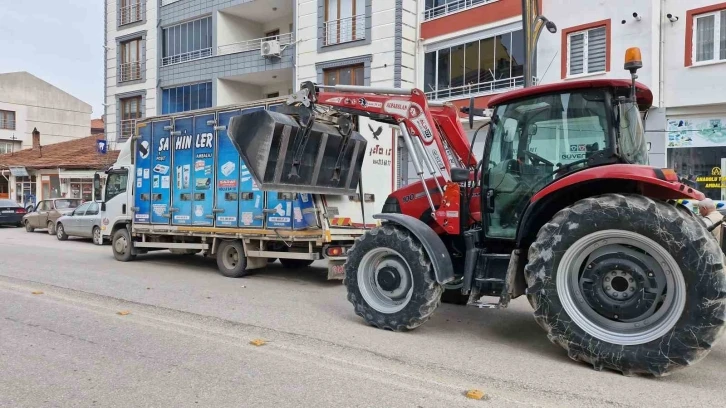 Çorum’da bir acayip trafik kazası
