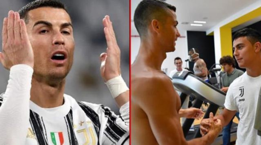 Ronaldo arkadaşlarına veda ederek Juventus'dan ayrıldı