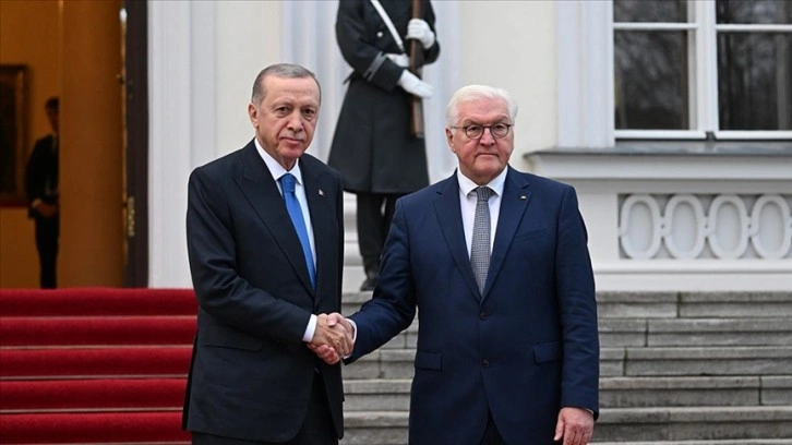 Cumhurbaşkanı Erdoğan, Almanya Cumhurbaşkanı Steinmeier ile görüştü