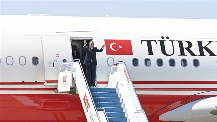 Cumhurbaşkanı Erdoğan, Rusya'ya gitti