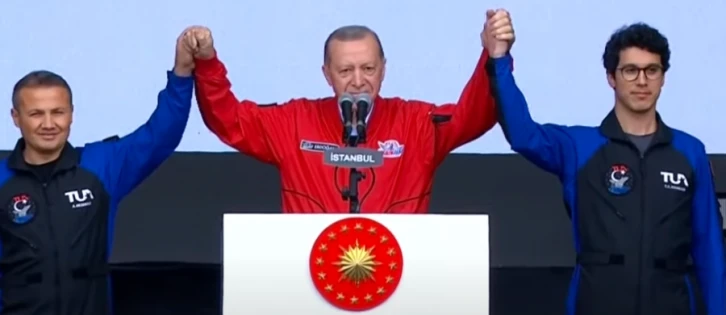 Cumhurbaşkanı Erdoğan, Türkiye'nin ilk uzay yolcusunu açıkladı 