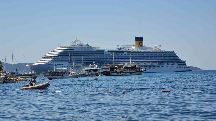 Dev gemi, yedinci kez Bodrum’a geldi