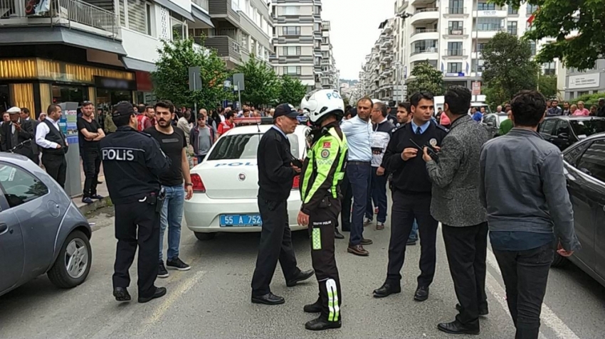 Samsun’da bir polis bıçaklandı