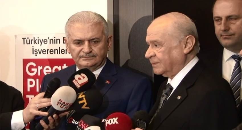 Devlet Bahçeli’den Binali Yıldırım’a ziyaret